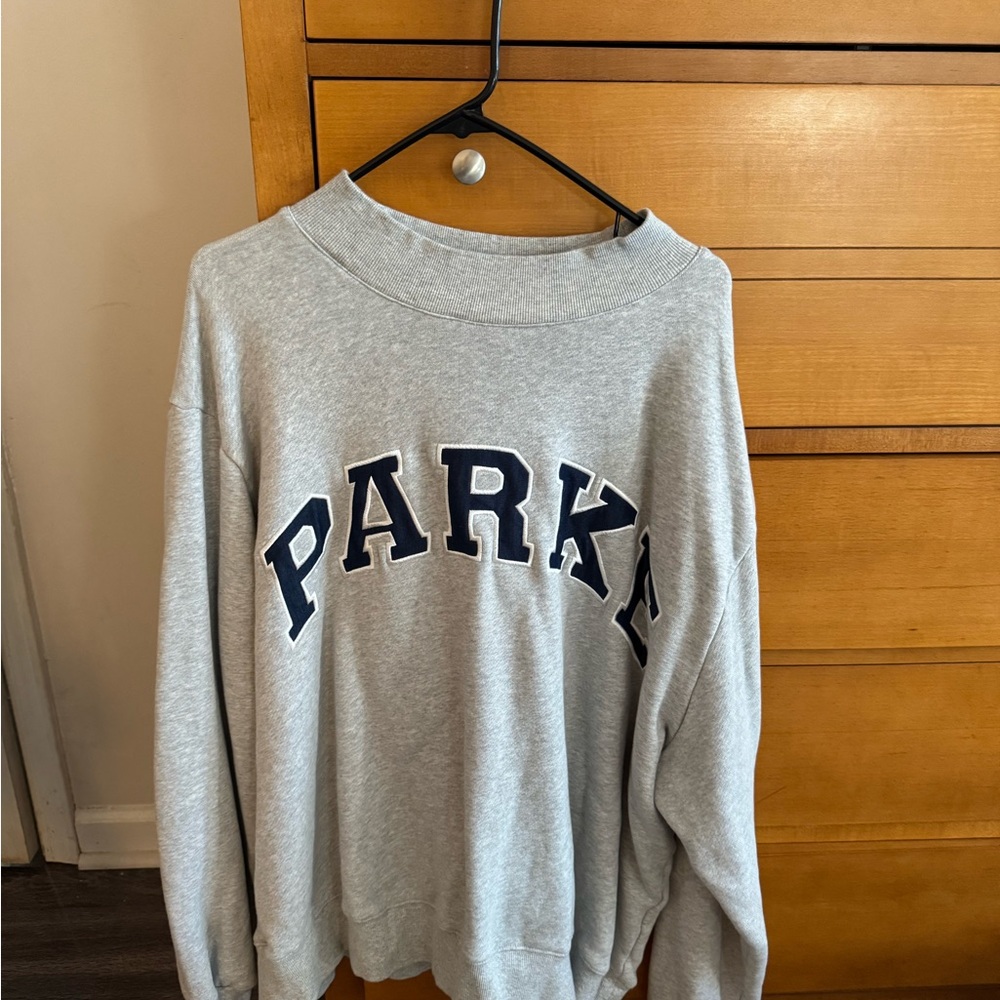 Parke Mockneck Sweatshirt Navy/Grey